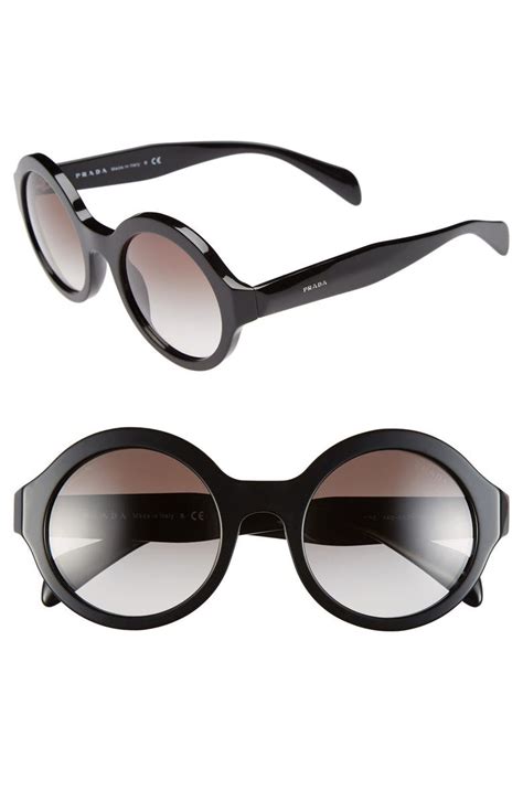 prada round sunglasses nordstrom|Prada round sunglasses for women.